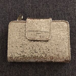Adrienne Vittadini Sparkling Gold Wallet
